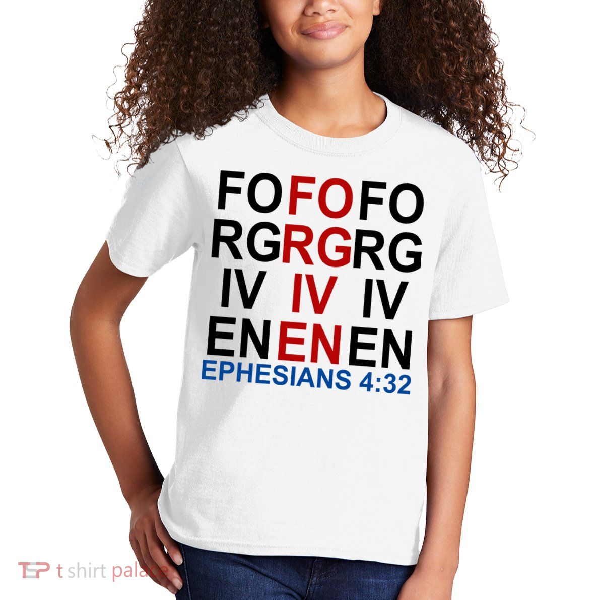 Forgiven Christian Saying Kids T-Shirt