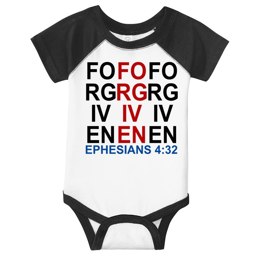 Forgiven Christian Saying Infant Baby Jersey Bodysuit