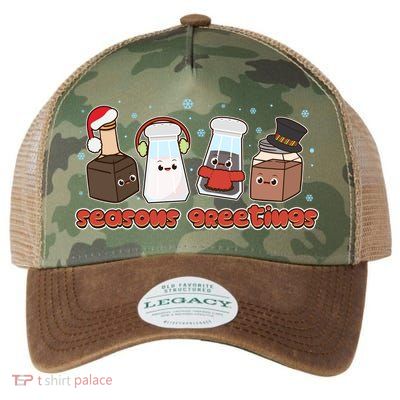 Funny Christmas Seasons Greeting Legacy Tie Dye Trucker Hat