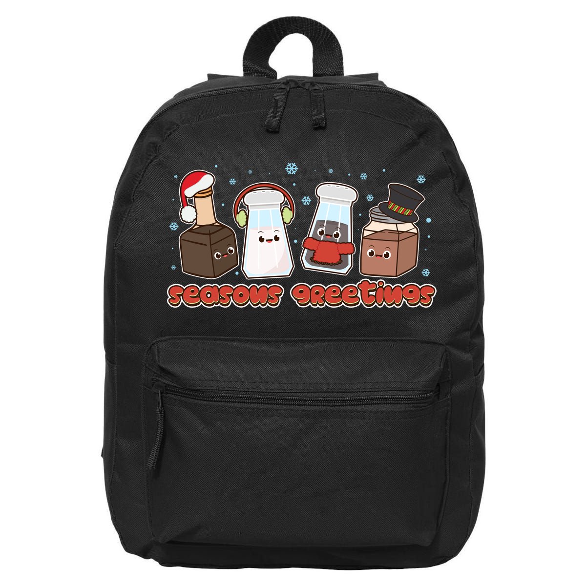 Funny Christmas Seasons Greeting 16 in Basic Backpack