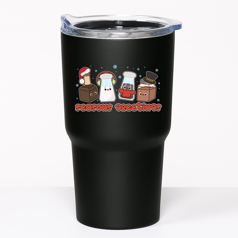Funny Christmas Seasons Greeting Tumbler