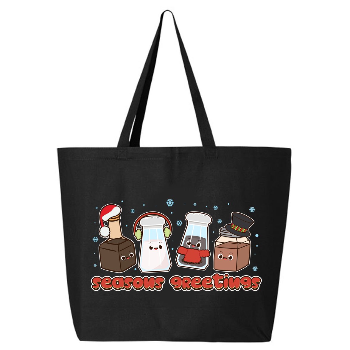 Funny Christmas Seasons Greeting 25L Jumbo Tote