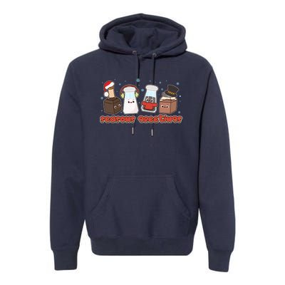 Funny Christmas Seasons Greeting Premium Hoodie