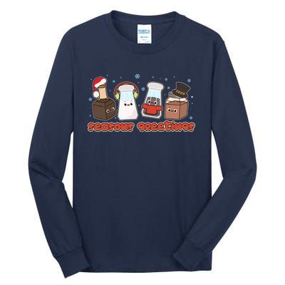 Funny Christmas Seasons Greeting Tall Long Sleeve T-Shirt