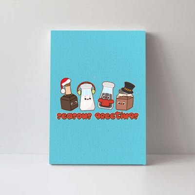 Funny Christmas Seasons Greeting Canvas