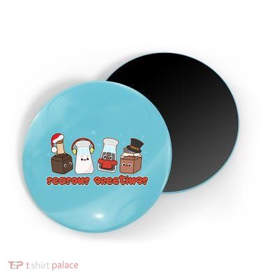 Funny Christmas Seasons Greeting Magnet