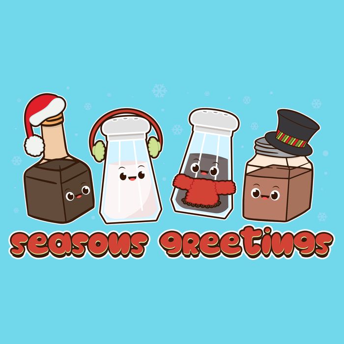 Funny Christmas Seasons Greeting Womens T-Shirt