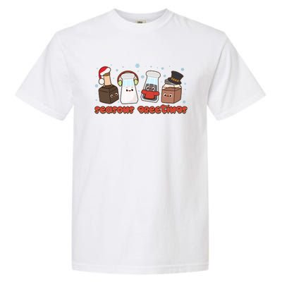 Funny Christmas Seasons Greeting Garment-Dyed Heavyweight T-Shirt