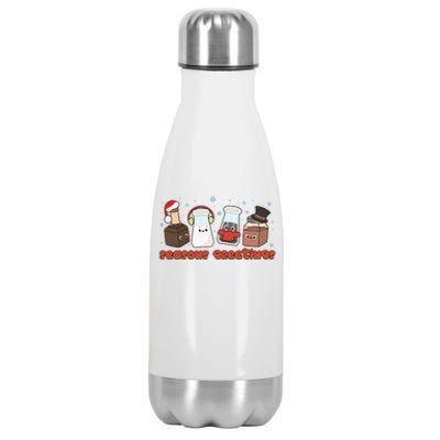 Funny Christmas Seasons Greeting Stainless Steel Insulated Water Bottle