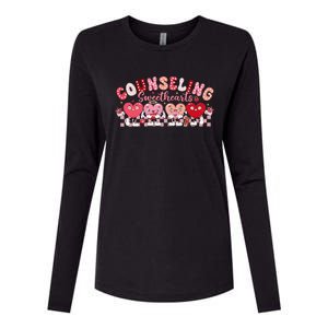 Funny Counseling Sweethearts Valentines Day Counselor Womens Cotton Relaxed Long Sleeve T-Shirt