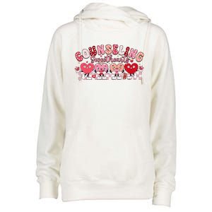 Funny Counseling Sweethearts Valentines Day Counselor Womens Funnel Neck Pullover Hood