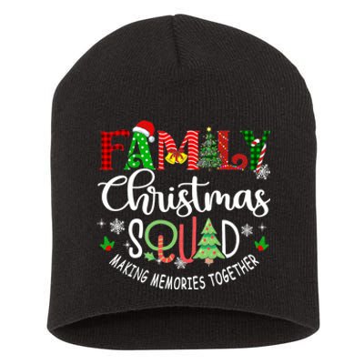 Family Christmas Squad Matching Outfit Xmas Santa Group Short Acrylic Beanie