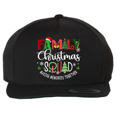 Family Christmas Squad Matching Outfit Xmas Santa Group Wool Snapback Cap