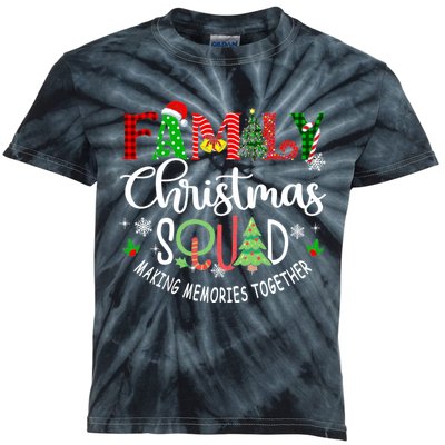 Family Christmas Squad Matching Outfit Xmas Santa Group Kids Tie-Dye T-Shirt