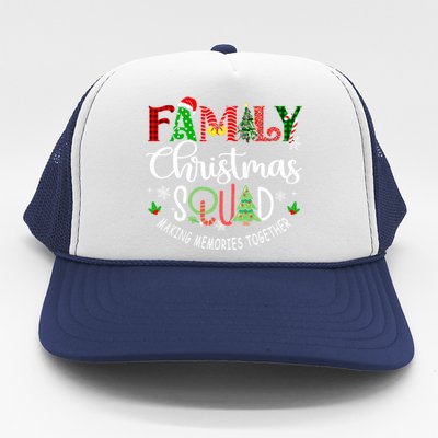 Family Christmas Squad Matching Outfit Xmas Santa Group Trucker Hat