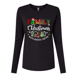 Family Christmas Squad Matching Outfit Xmas Santa Group Womens Cotton Relaxed Long Sleeve T-Shirt