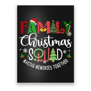 Family Christmas Squad Matching Outfit Xmas Santa Group Poster