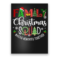 Family Christmas Squad Matching Outfit Xmas Santa Group Poster