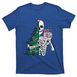 Funny Christmas Sorta Merry Sorta Scary Skeleton Xmas Tree T-Shirt