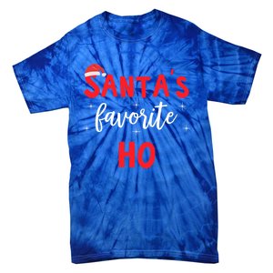 Funny Christmas Santas Favorite Ho Gift Tie-Dye T-Shirt