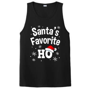 Funny Christmas SantaS Favorite Ho Fun Cute Gift PosiCharge Competitor Tank