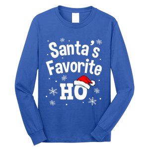 Funny Christmas SantaS Favorite Ho Fun Cute Gift Long Sleeve Shirt