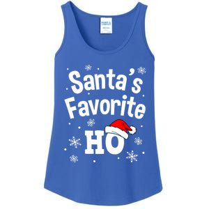 Funny Christmas SantaS Favorite Ho Fun Cute Gift Ladies Essential Tank