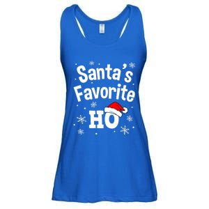 Funny Christmas SantaS Favorite Ho Fun Cute Gift Ladies Essential Flowy Tank