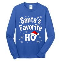 Funny Christmas SantaS Favorite Ho Fun Cute Gift Tall Long Sleeve T-Shirt