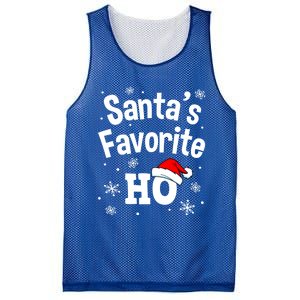 Funny Christmas SantaS Favorite Ho Fun Cute Gift Mesh Reversible Basketball Jersey Tank