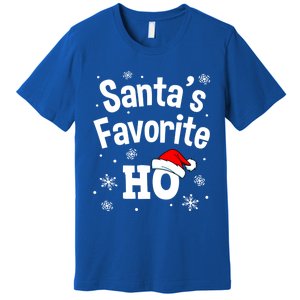 Funny Christmas SantaS Favorite Ho Fun Cute Gift Premium T-Shirt