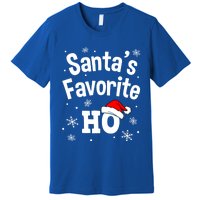 Funny Christmas SantaS Favorite Ho Fun Cute Gift Premium T-Shirt