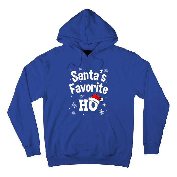 Funny Christmas SantaS Favorite Ho Fun Cute Gift Tall Hoodie