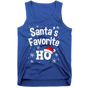 Funny Christmas SantaS Favorite Ho Fun Cute Gift Tank Top