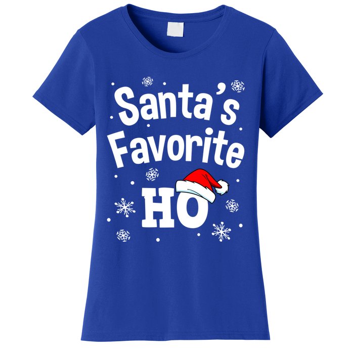 Funny Christmas SantaS Favorite Ho Fun Cute Gift Women's T-Shirt