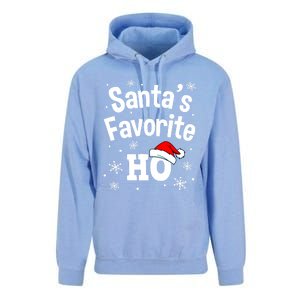 Funny Christmas SantaS Favorite Ho Fun Cute Gift Unisex Surf Hoodie