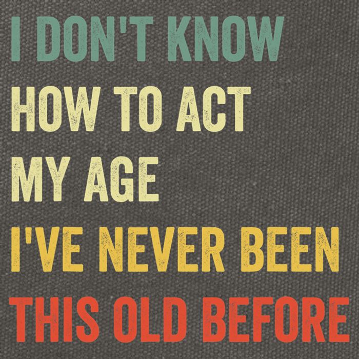 Funny Cool Saying Design I Dont Know How To Act My Age Cotton Canvas Backpack