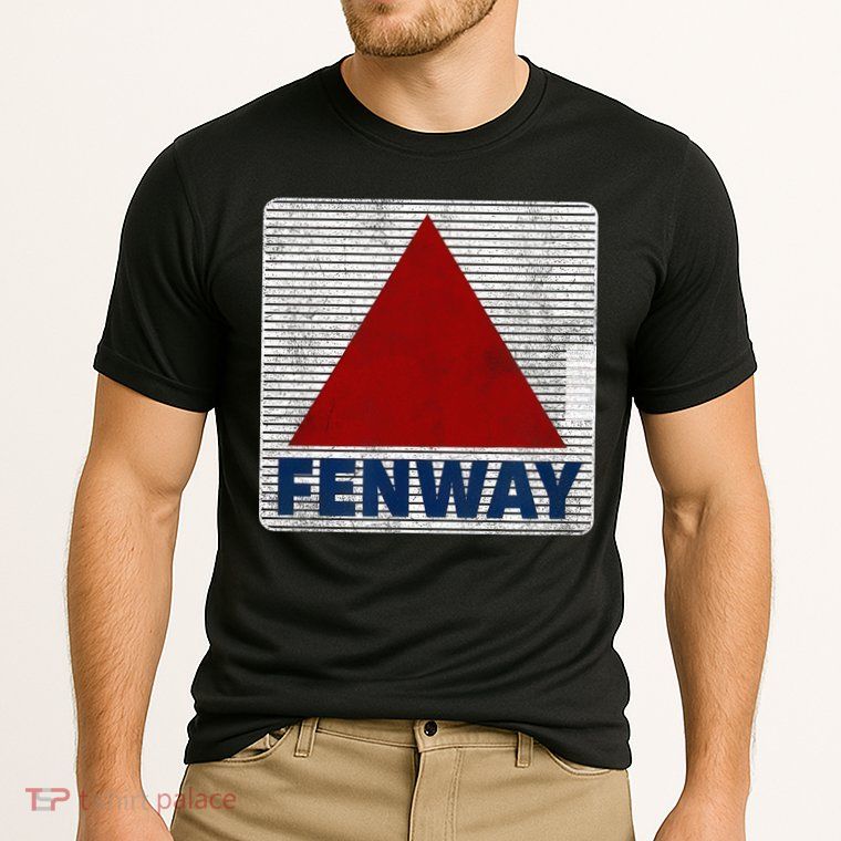 Fenway Citgo Sign Boston Retro Graphic  Performance Shirt
