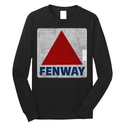 Fenway Citgo Sign Boston Retro Graphic  Long Sleeve Shirt