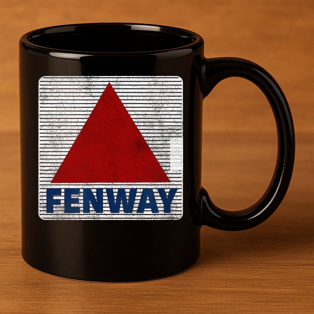 Fenway Citgo Sign Boston Retro Graphic  11oz C Handle Ceramic Mug