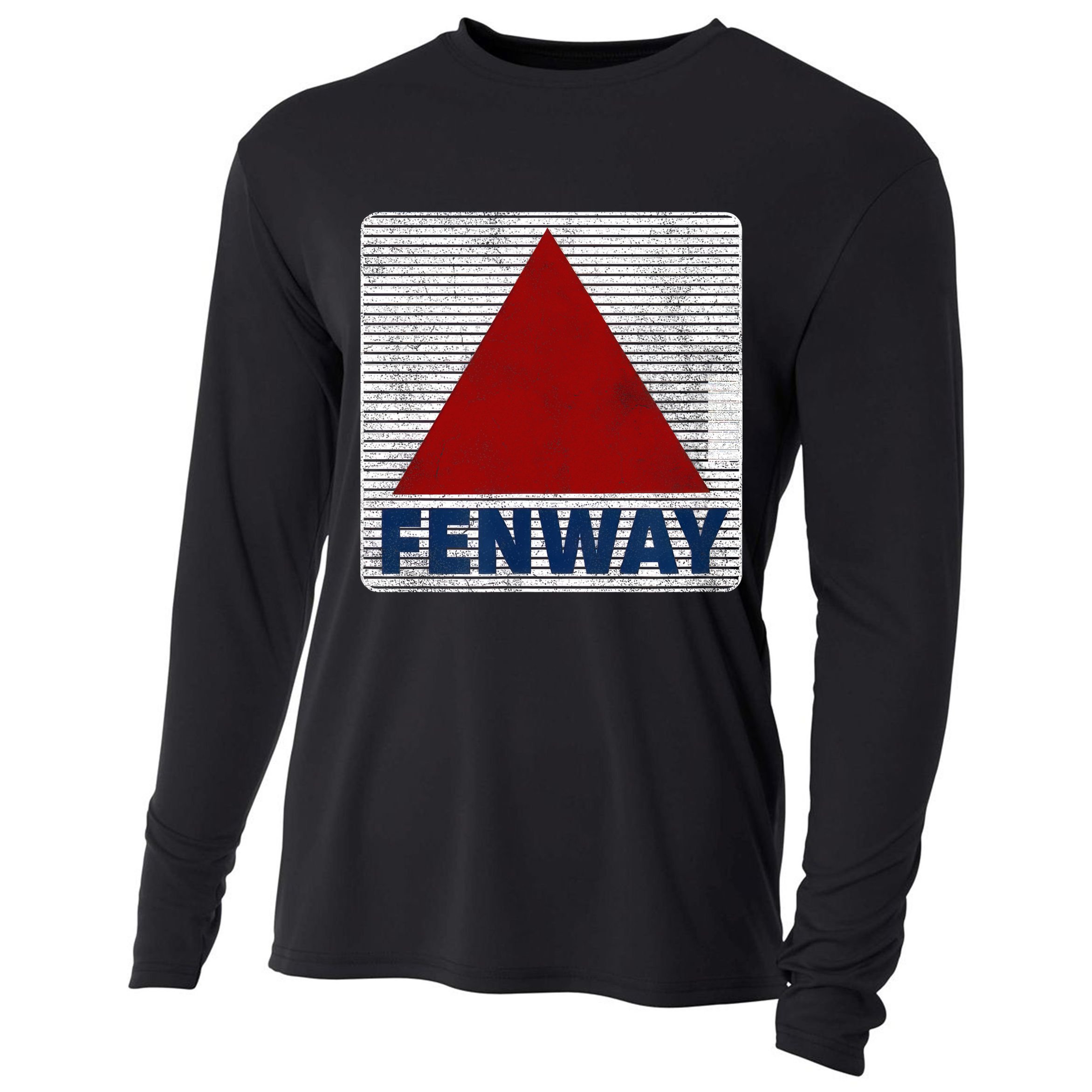 Fenway Citgo Sign Boston Retro Graphic  Cooling Performance Long Sleeve Crew