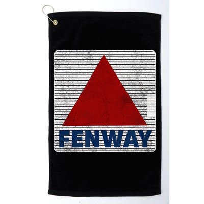 Fenway Citgo Sign Boston Retro Graphic  Golf Towel