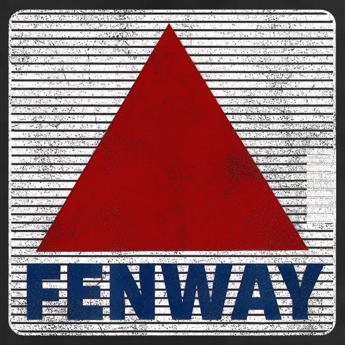 Fenway Citgo Sign Boston Retro Graphic  Golf Towel