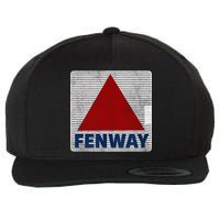 Fenway Citgo Sign Boston Retro Graphic  Wool Snapback Cap