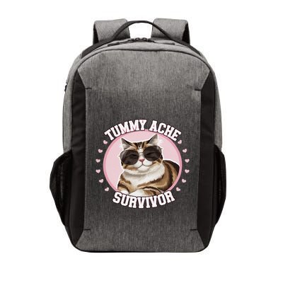 Funny Cat Stomach Ache My Tummy Hurts Tummy Ache Survivor Vector Backpack