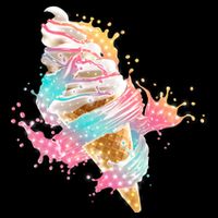 Fun Colorful Summer Time Vanilla Ice Cream Impact Tech Backpack