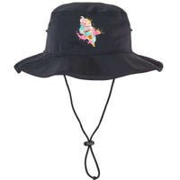 Fun Colorful Summer Time Vanilla Ice Cream Bucket Hat