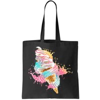 Fun Colorful Summer Time Vanilla Ice Cream Bag