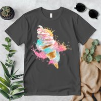 Fun Colorful Summer Time Vanilla Ice Cream Premium T-Shirt