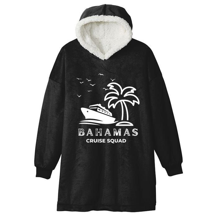 Family Cruise Squad Bahamas 2024 Summer Matching Vacation Hooded Wearable Blanket